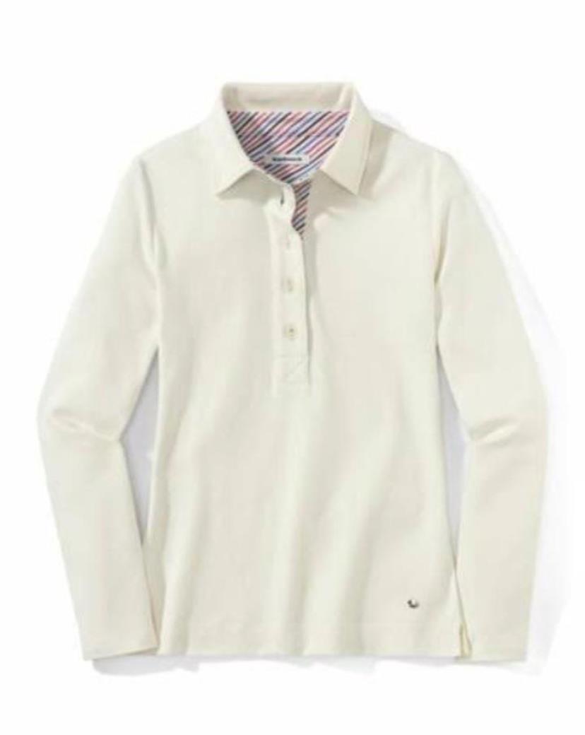 WB Yakalı Beyaz Sweatshirt