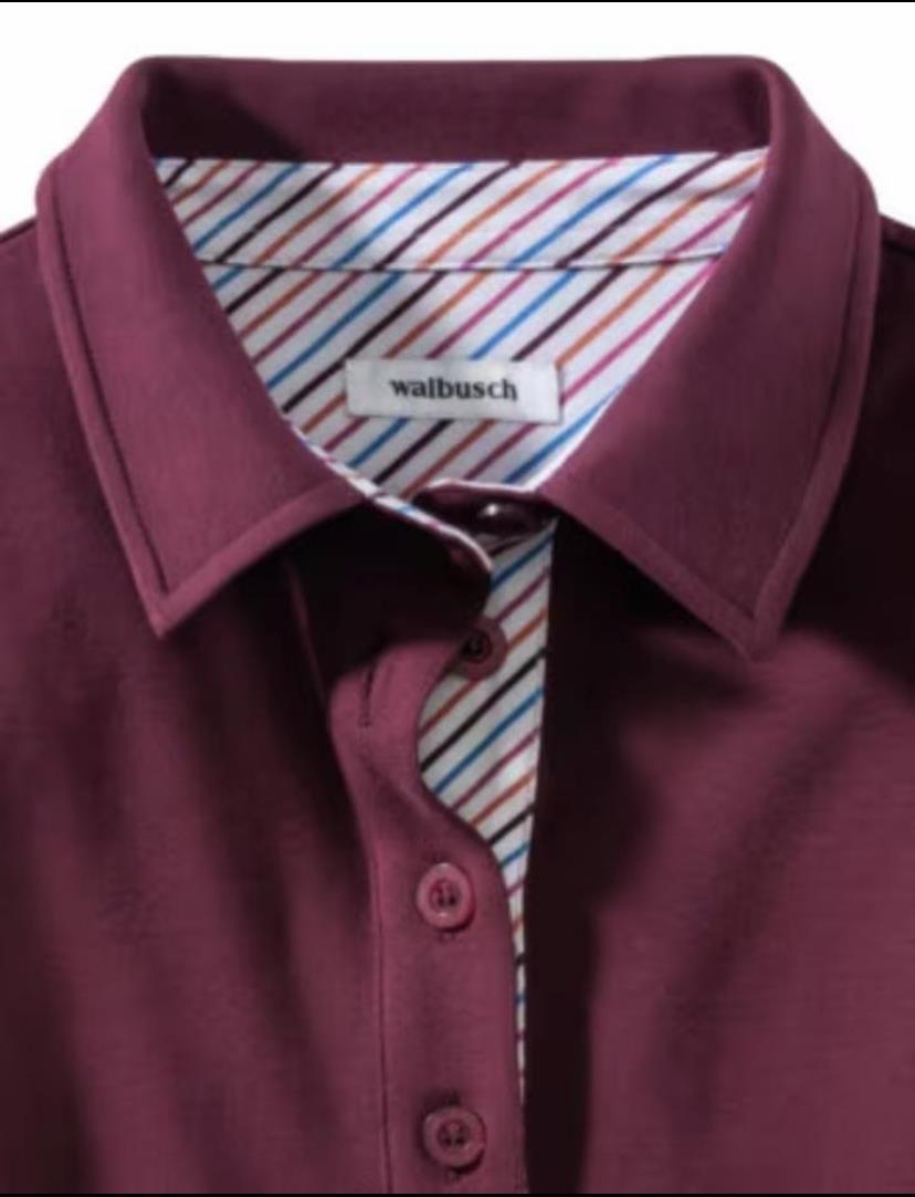 WB Yakalı Bordo Sweatshirt