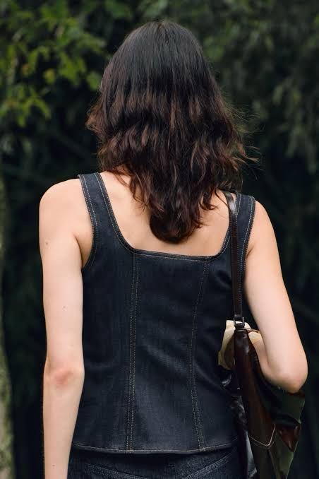 ZR İki Fermuarlı Kot Bluz