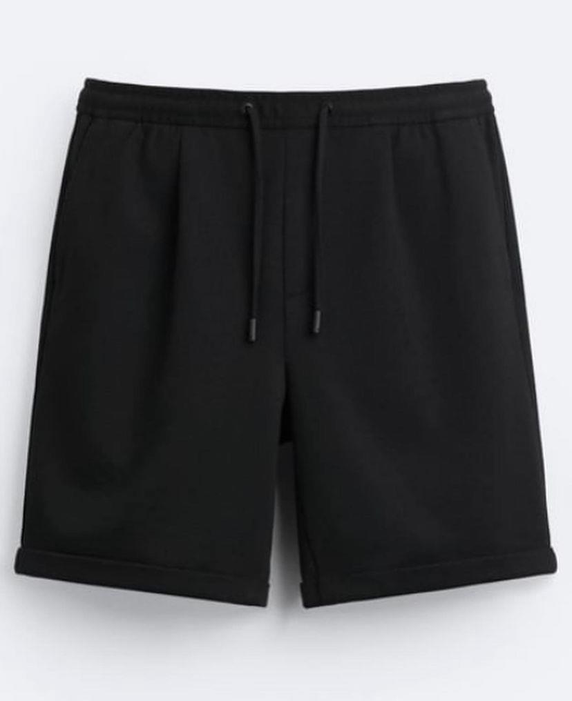 ZR Rahat Bermuda Şort Siyah Renk