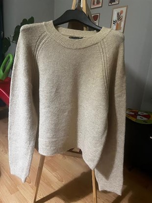 Asos Yünlü Bej Kazak