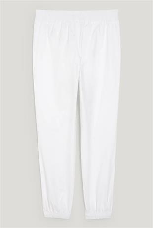 Beyaz Gabardin Pantolon