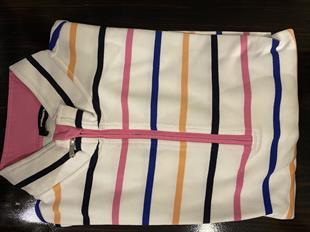 Beyaz Renkli Çizgili Sweatshirt