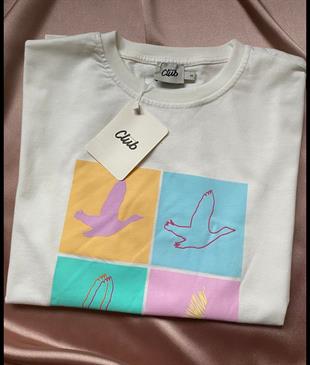 BYMN Dört Kuşlu Tişört