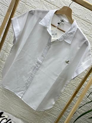 BYMN Keten Beyaz Gömlek