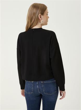 BYMN Kuş Baskılı Sweatshirt