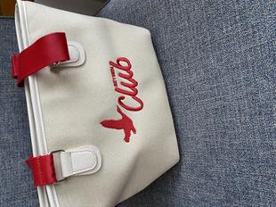 BYMN Turuncu Nakışlı Bej Çanta