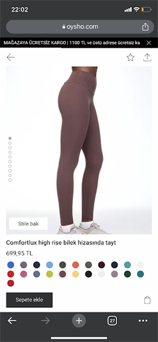 Comfortlux Kahverengi Tayt