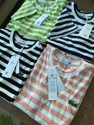 LCST Çizgili Siyah Basic Tİşört