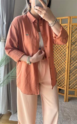 LCST Unisex Somon Keten Gömlek