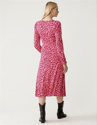Marks&Spencer Full Likralı Leopar Desenli Elbise