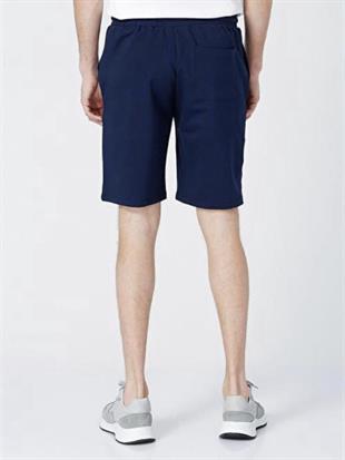 Mavi Renk Cep Fermuarlı şort