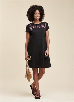 Merebout Nakışlı Elbise