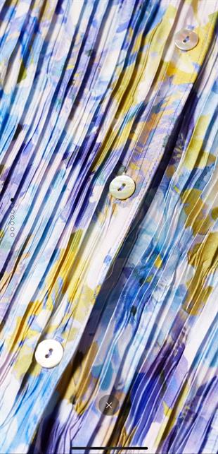 MNG Batik Desenli Büzgülü Gömlek