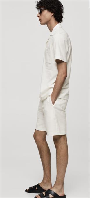 MNG Beyaz Pamuklu Gömlek