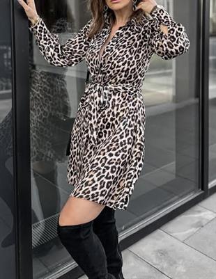 Orjinal Marka Leopar Elbise