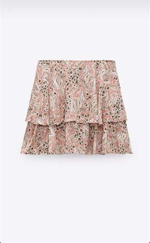 Orjinal Marka Pudra Şort Etek