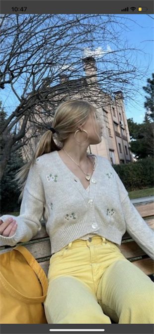 Orsay Papatya Desenli Hırka