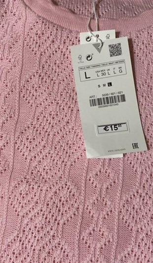 Pembe Örgü Bluz