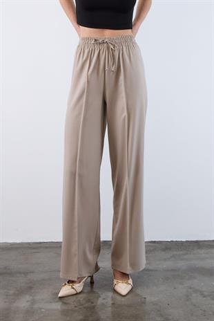 POLİVİSKON PANTOLON TAŞ RENGİ