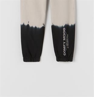 Siyah Beyaz Jogger Pantolon