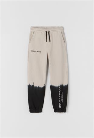 Siyah Beyaz Jogger Pantolon
