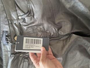 Sosander Metalik Gri Flare Jean