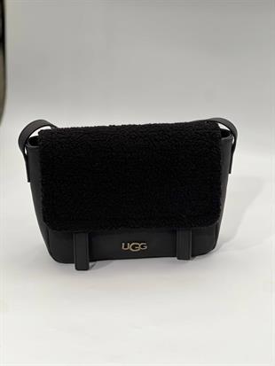 Ugg Teddy Detaylı Siyah Çanta