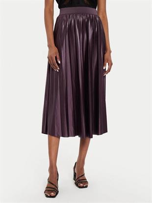 Villa Mint Bordo Maxi Etek