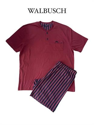 Walbusch Bordo Pijama Takımı