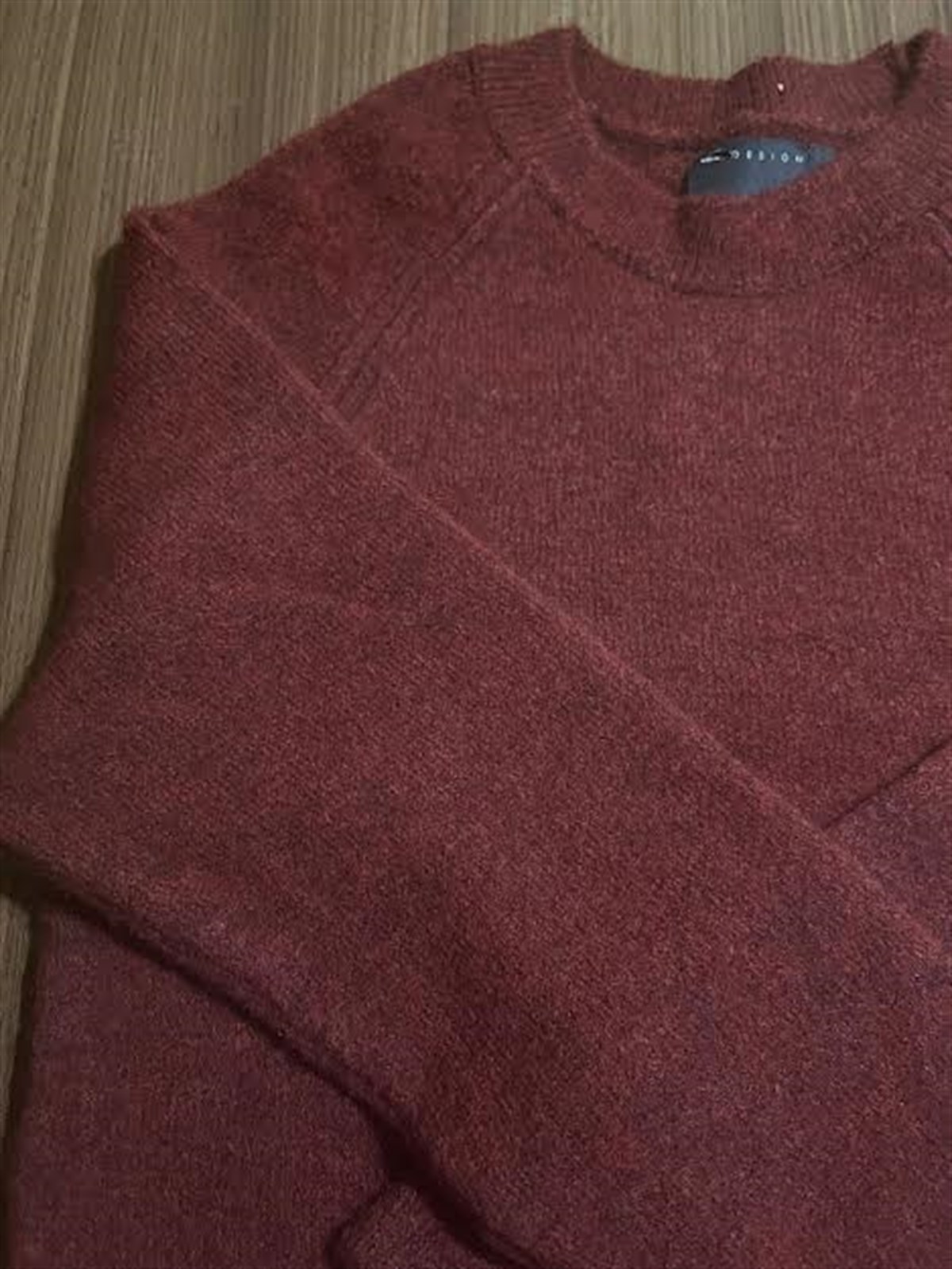 Asos Yünlü Bordo Kazak