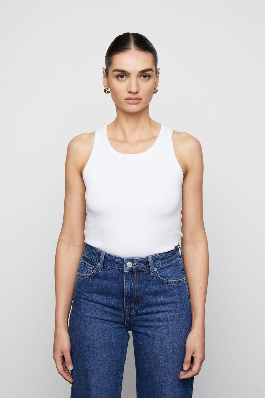 Camilla Beyaz Basic Atlet