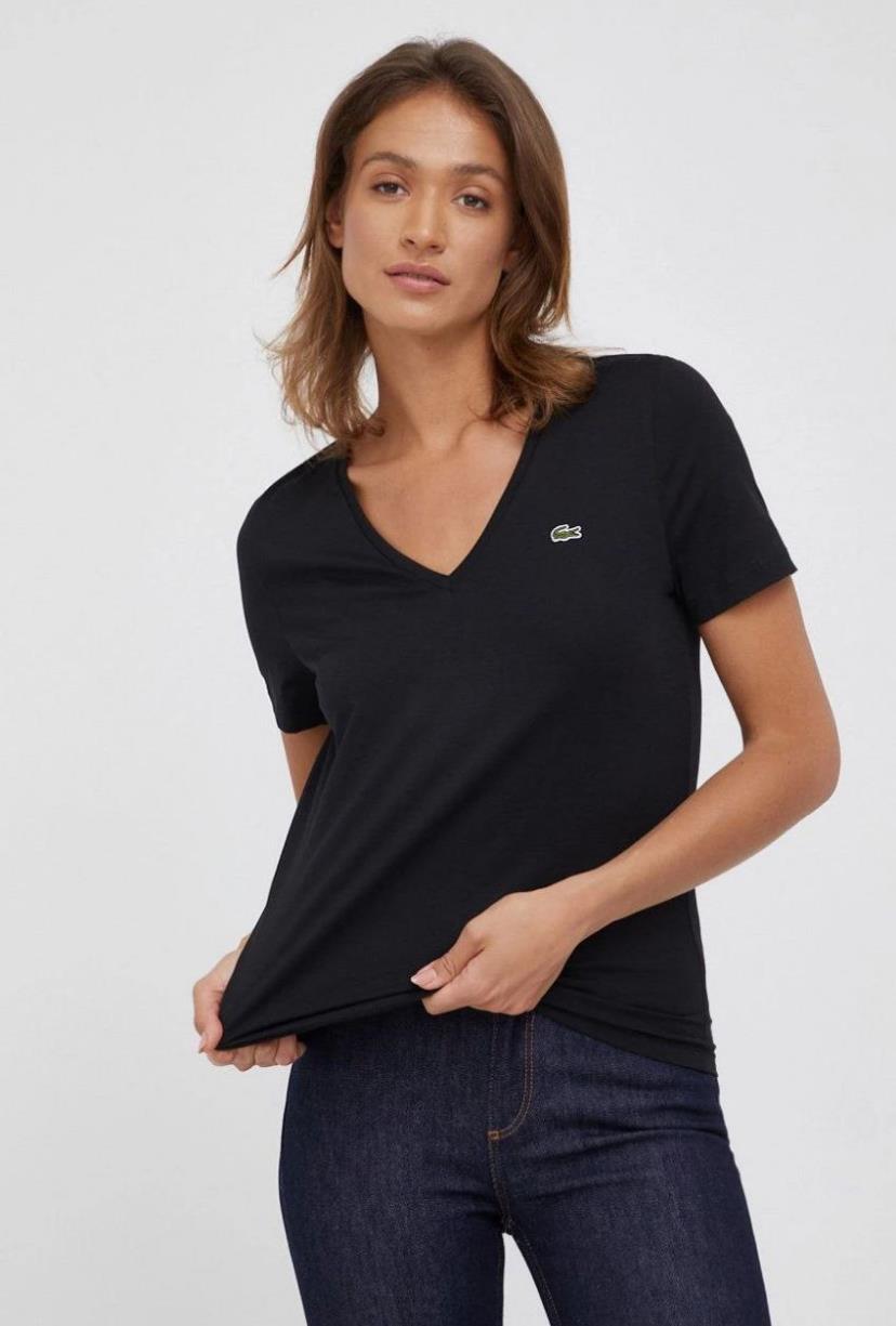 LCST V Yaka Siyah Tişört