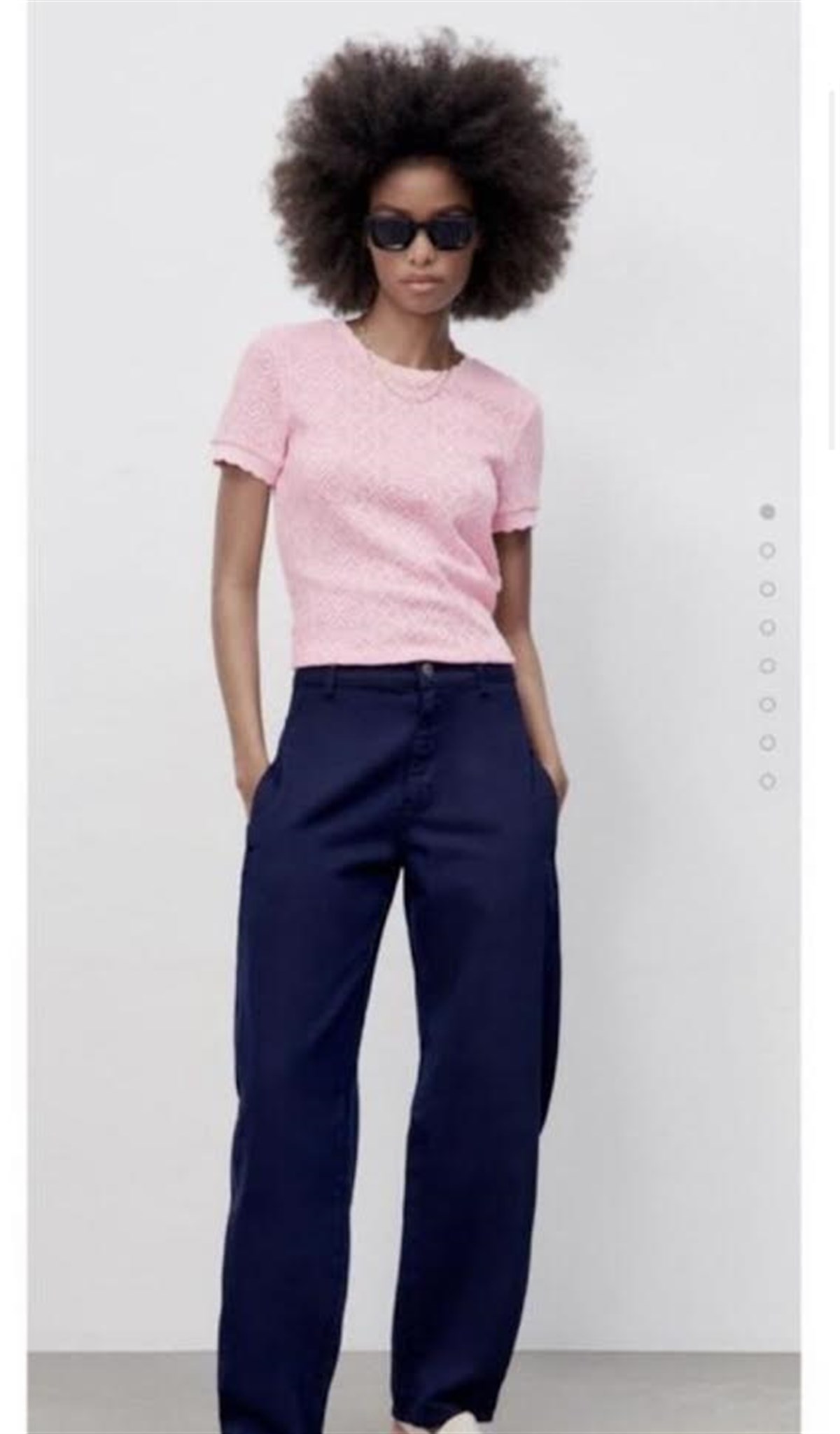 Pembe Örgü Bluz
