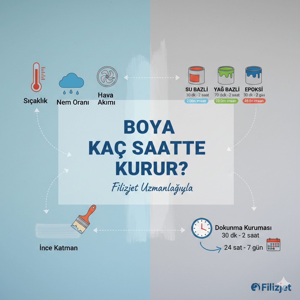 Boya Kaç Saatte Kurur?