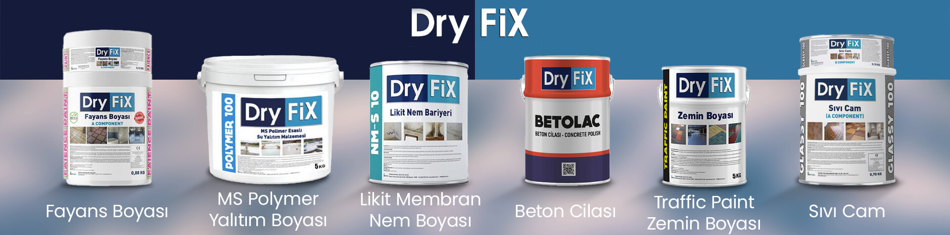 Dryfix Tüm Ürünler Banner