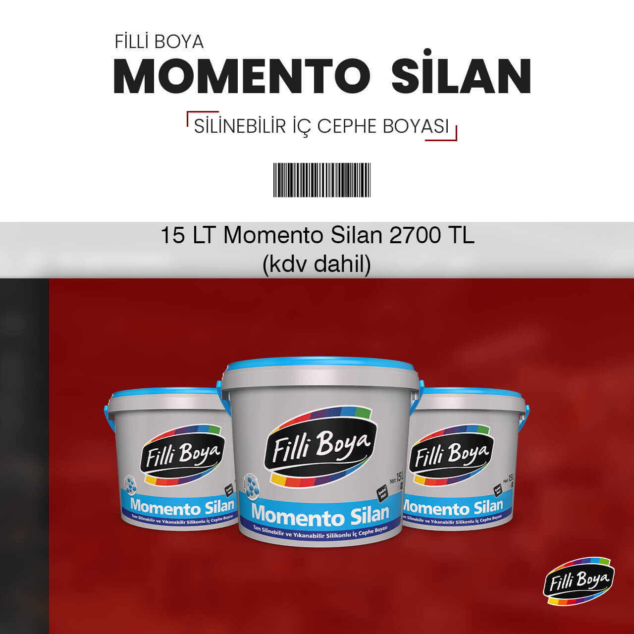 Filli Boya Momento Silan 15 Litre Mobil