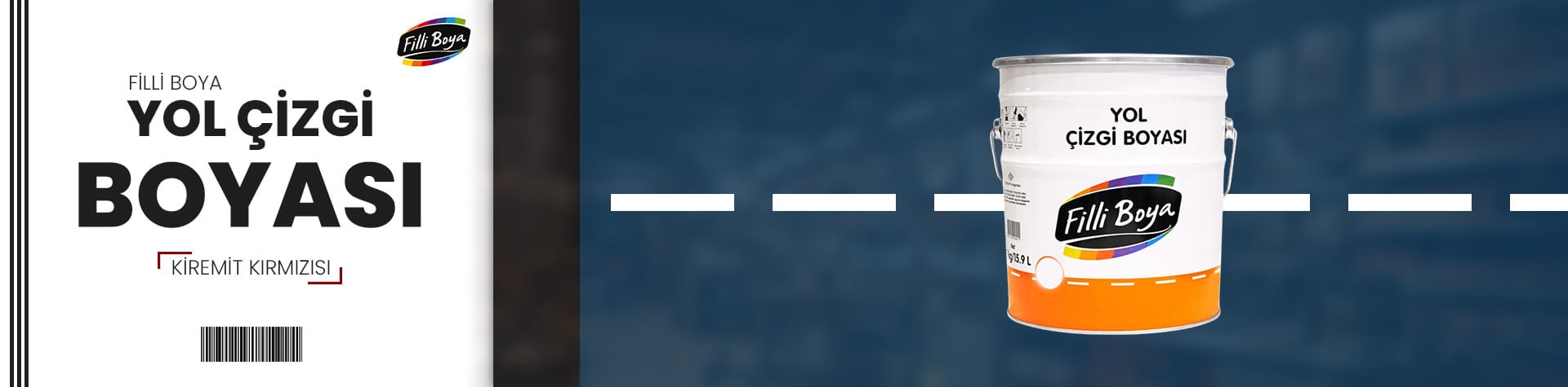 Filli Boya Yol Çizgi Boyası Banner