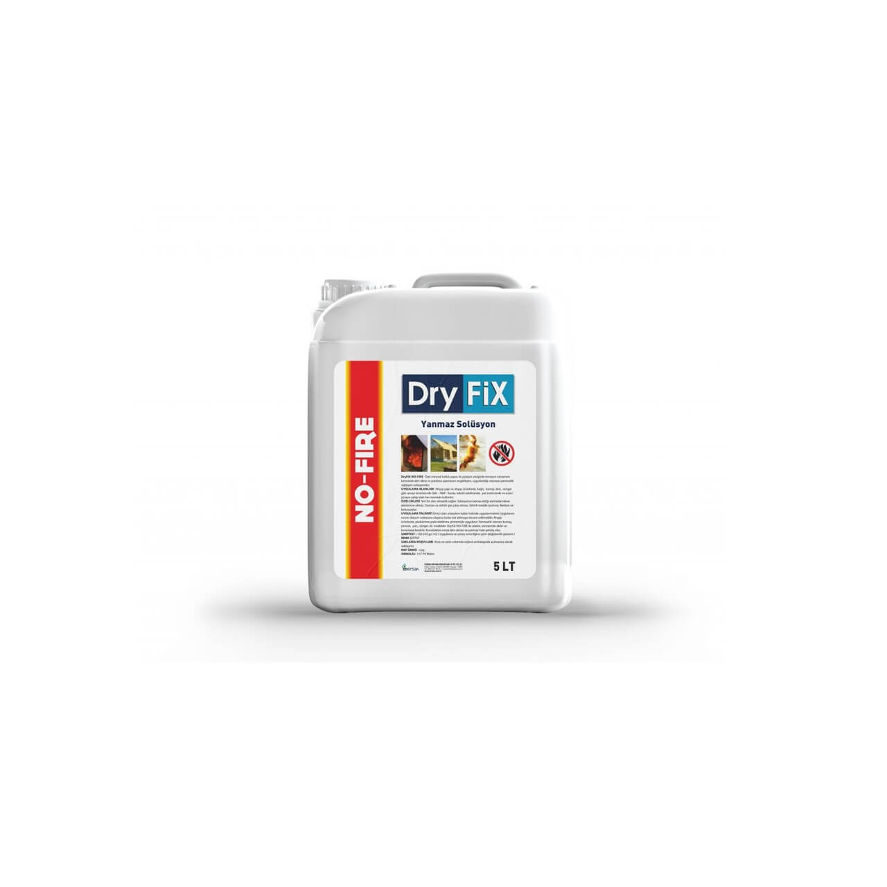 Dryfix No Fire Yanmaz Solüsyon 5 Kg-Sıvı Yalıtım Malzemeleri-FLZ07564