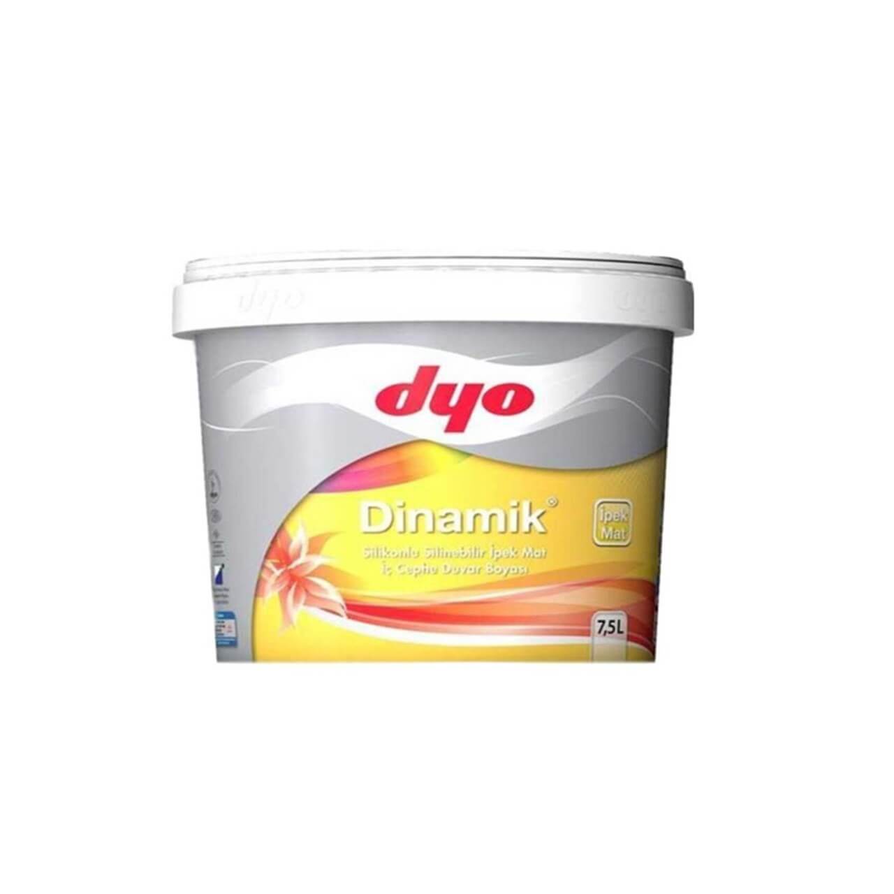 DYO Dinamik Mat-İpekmat İçcephe Boya 7.5 Lt-İç Cephe Boyaları-FLZ01745