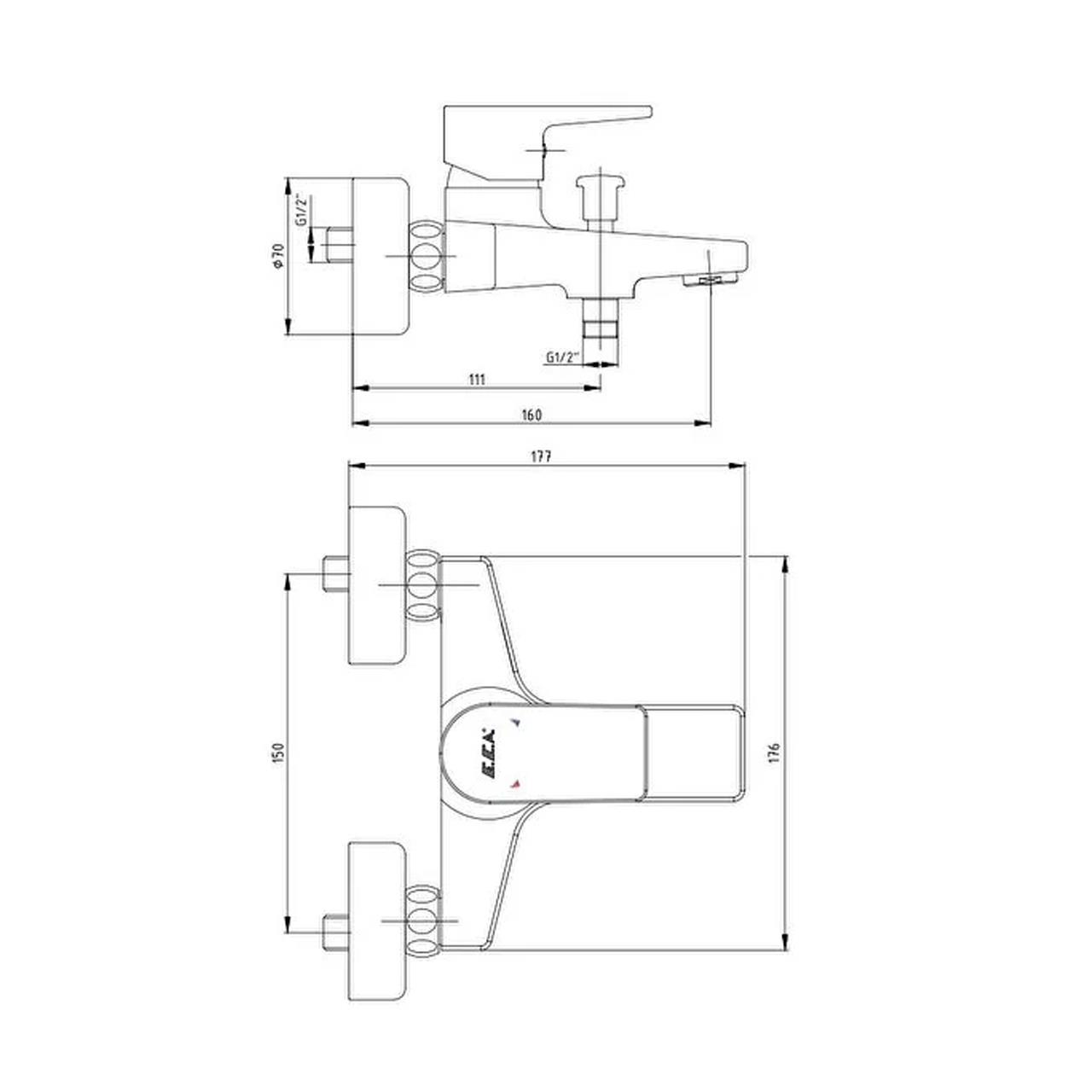 ECA Dalia Banyo Bataryası 102102488