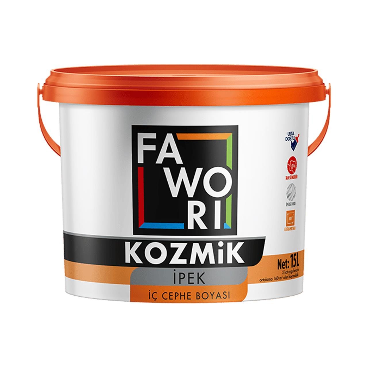 Fawori Kozmik İpek Tam Silinebilir İç Cephe Boyası 15 Lt. Beyaz-Fawori İç Cephe Boyaları-FLZ10549