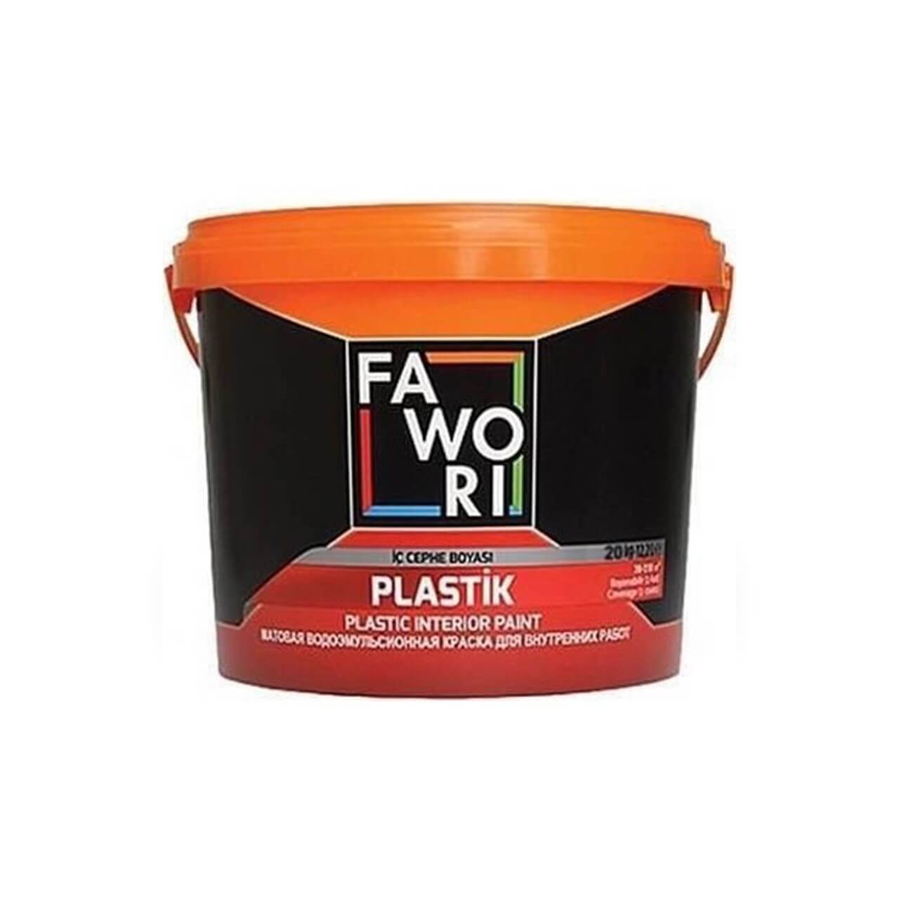 Fawori Plastik İç Cephe Boyası  3,5 KG.-İç Cephe Boyaları-FLZ00994