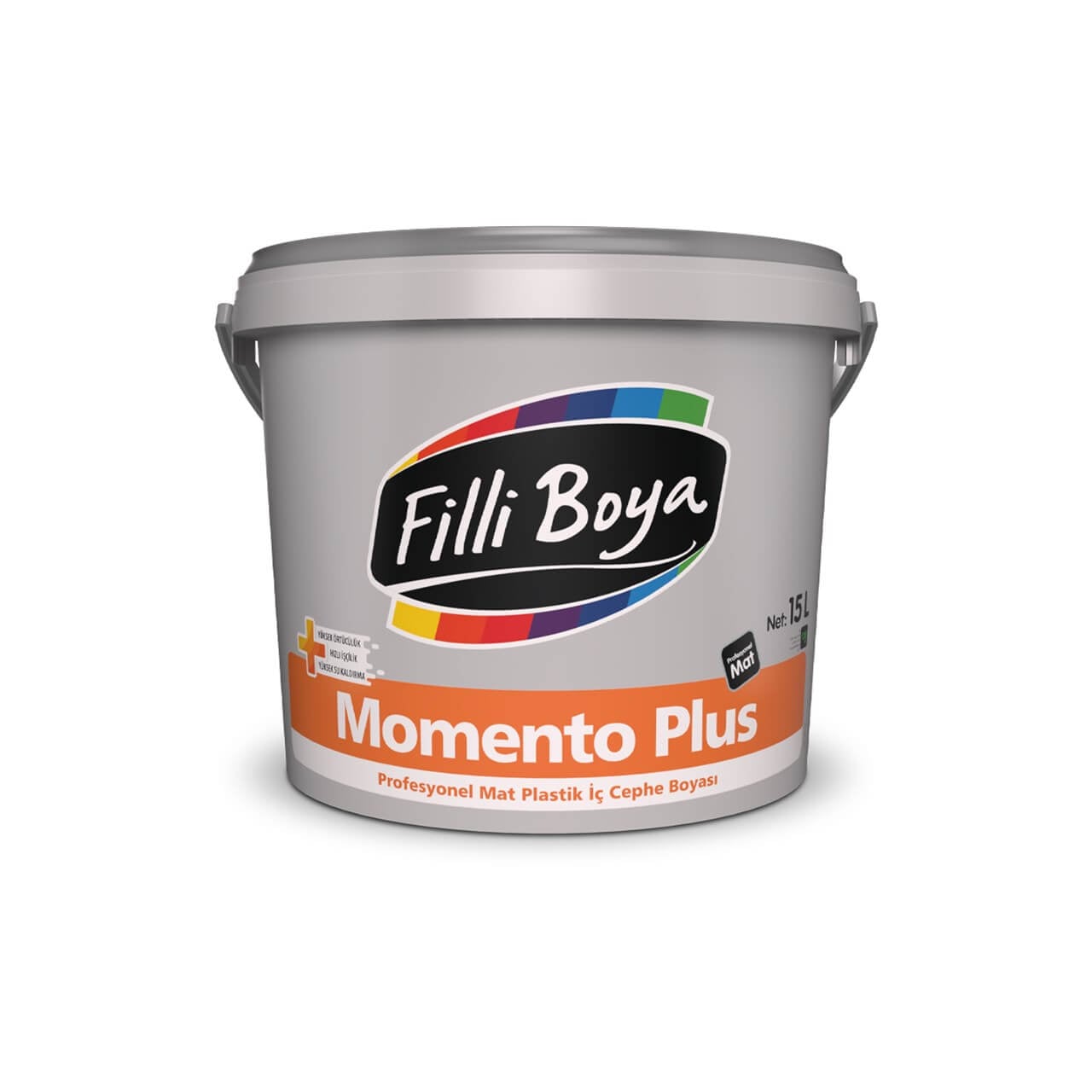 Filli Boya Momento Plus Plastik iç Cephe Boyası Beyaz 7.5 LT. 