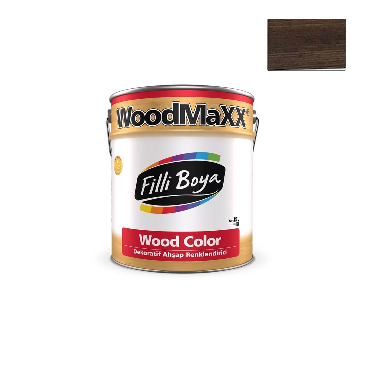 Filli Boya Wood Color Ahşap Koruyucu 0.75 LT Maun-Ahşap ve Mobilya Boyaları-FLZ00366