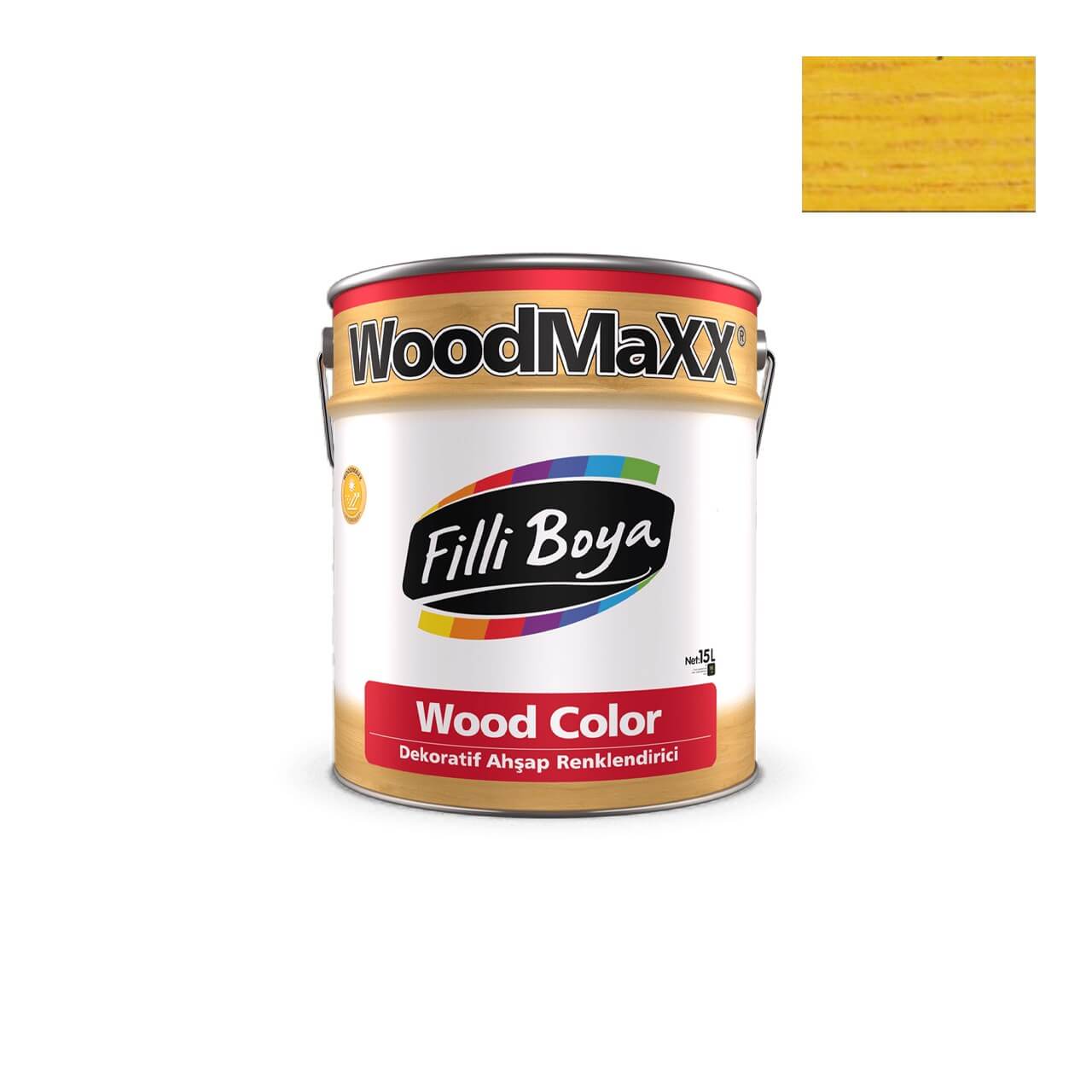 Filli Boya Wood Stain Ahşap Verniği 0.75 LT Sarı Meşe