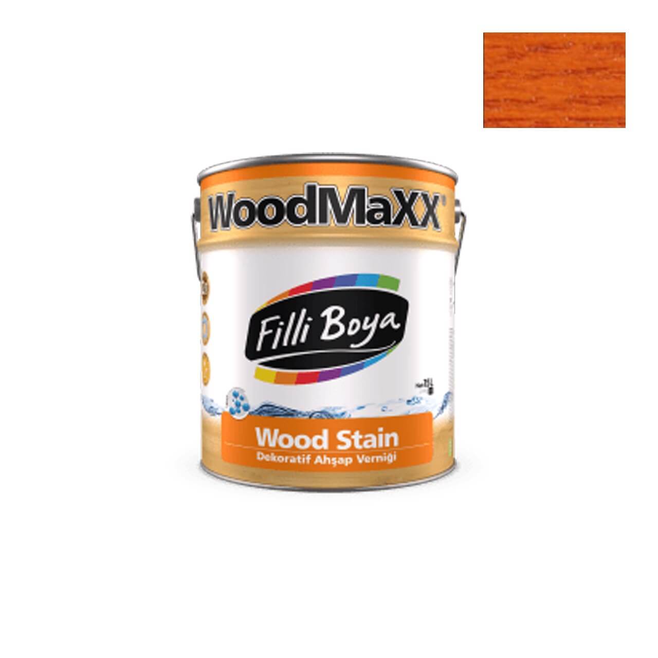 Filli Boya Wood Stain Ahşap Verniği 0.75 LT Kızıl