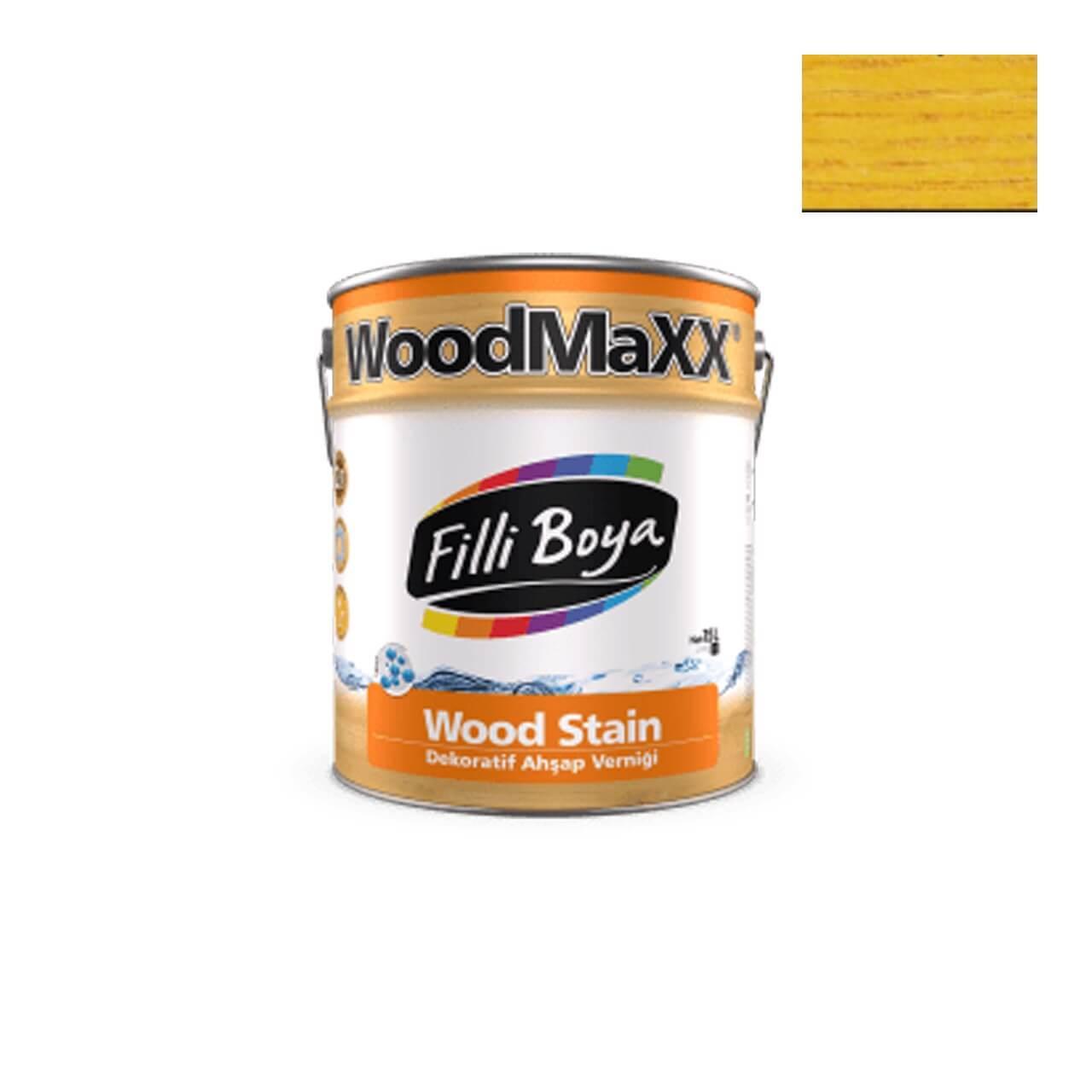 Filli Boya Wood Stain Ahşap Verniği 15 LT Sarı Meşe-Filli Boya Ahşap Boyası-FLZ00388