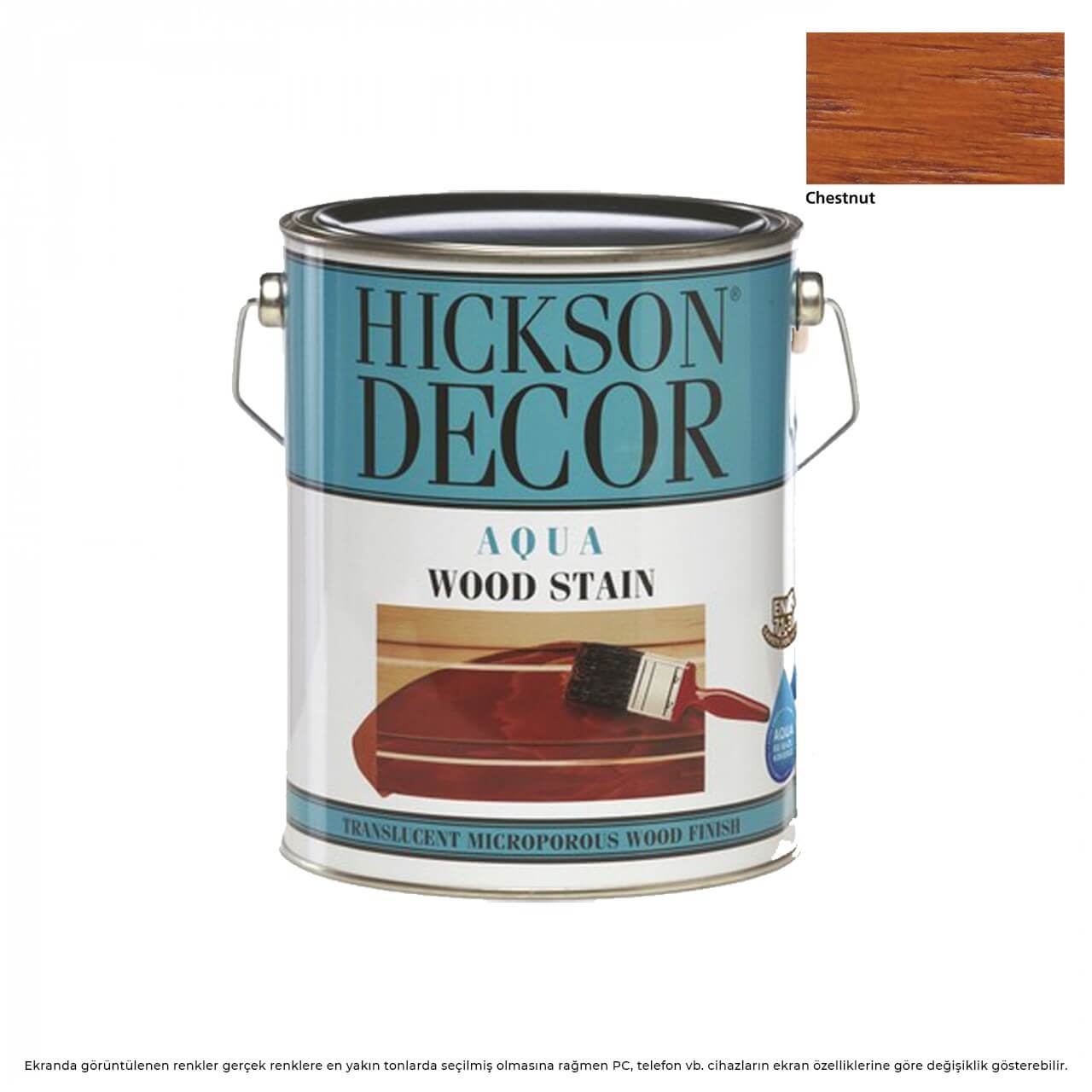 Hickson Decor Ultra Aqua Vernik  5 L Chestnut-Su Bazlı Boyalar-FLZ00836