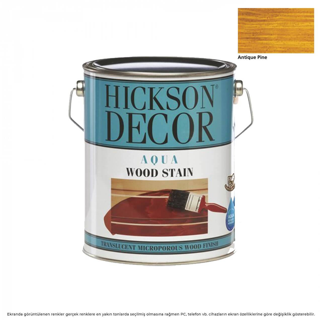 Hickson Decor Ultra Aqua Vernik 5 L. Antıq Pine-Su Bazlı Boyalar-FLZ00833
